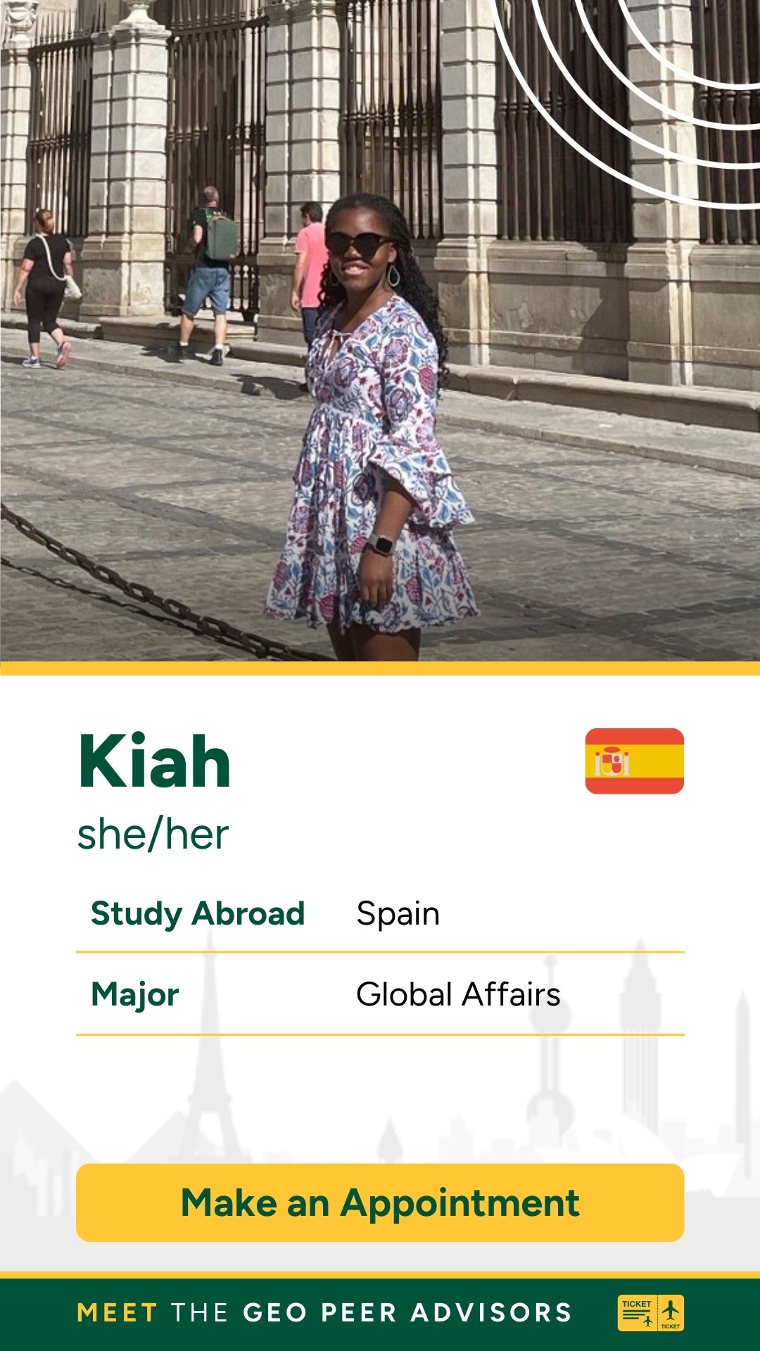 Peer Advisor Kiah