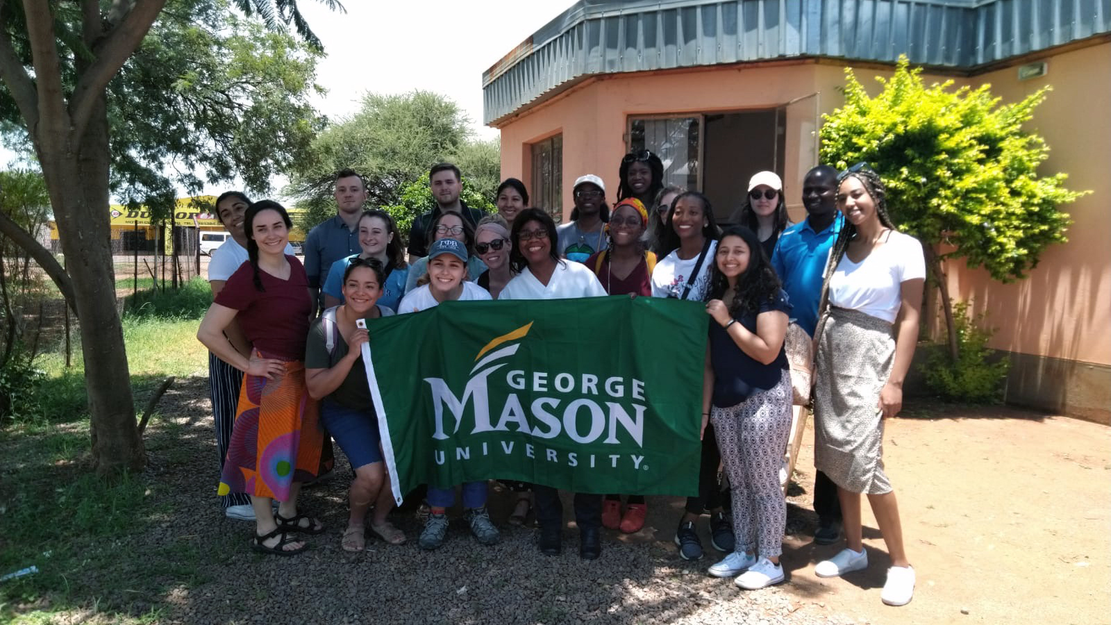 Mason students in Botswana